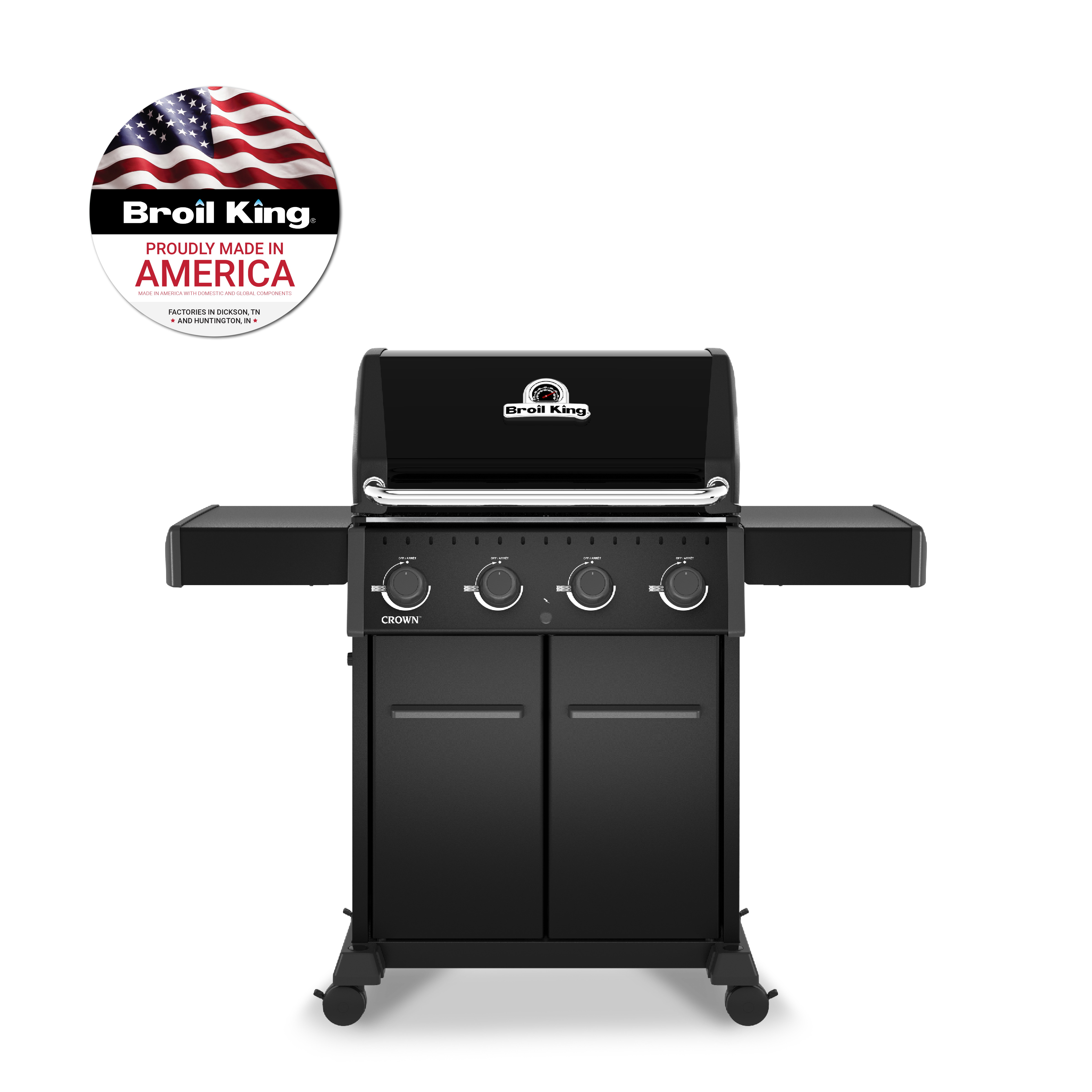 broil-king-crown-420-shadow-barbecue-a-gas-3-bruciatori-con-griglie-in-ghisa-a-3 image 1