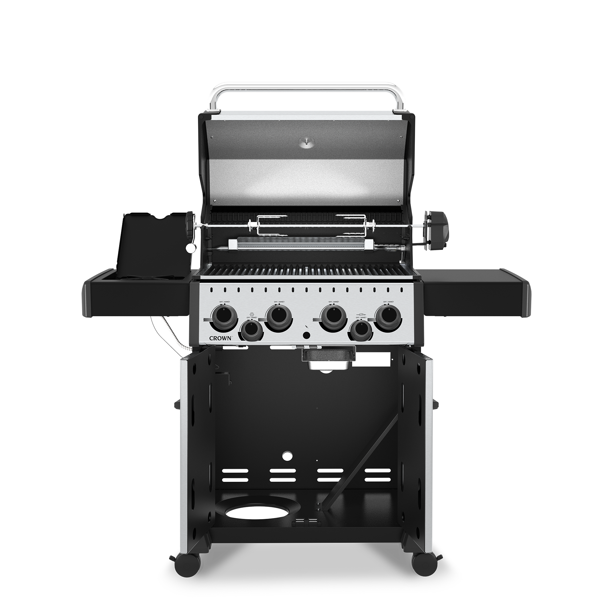 broil-king-crown-s-490-barbecue-a-gas-4-fuochi-con-girarrosto-forno-in-alluminio image 2