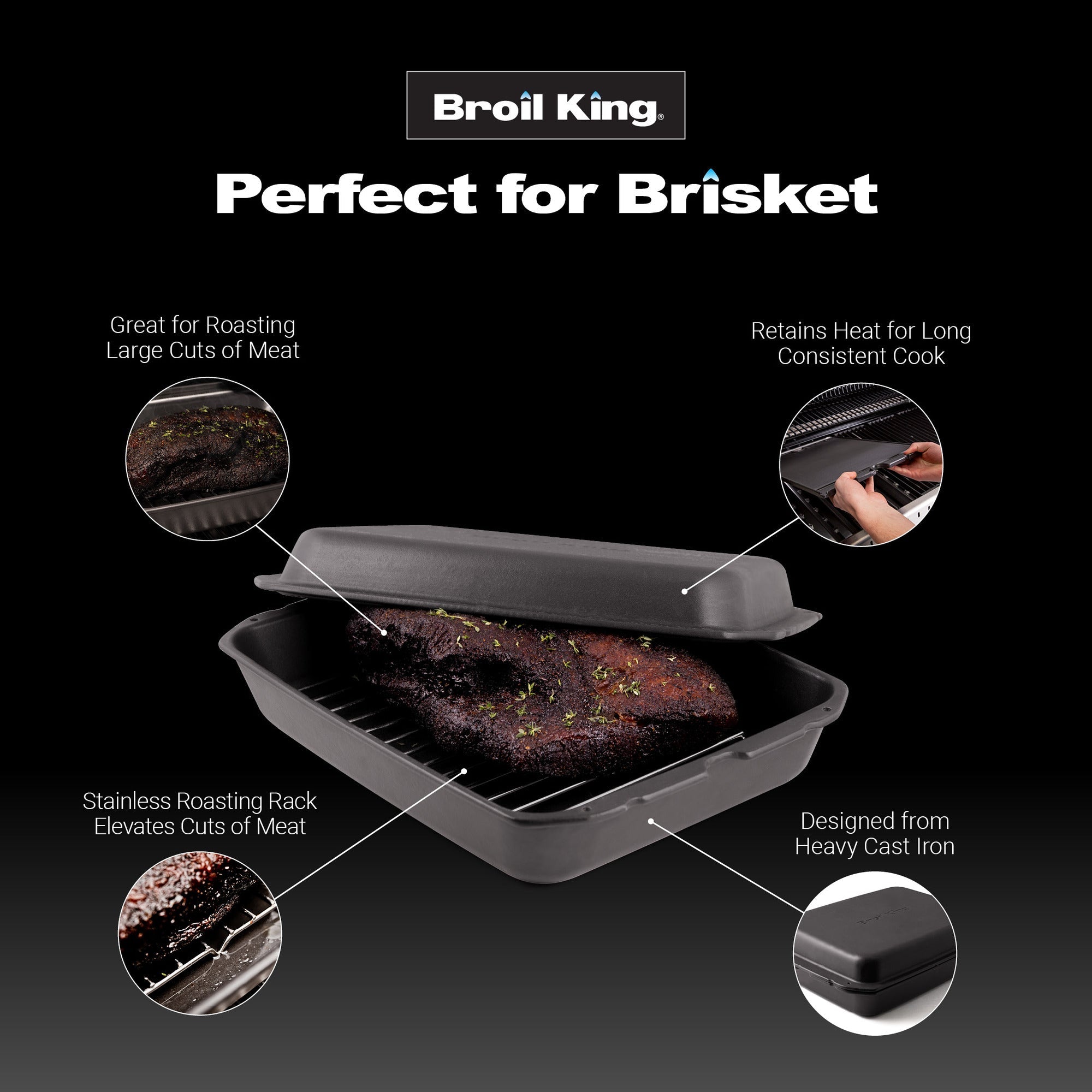 broil-king-69610-cast-iron-multi-roaster-arrostiera-in-ghisa-smaltata-32x40-cm-c image 3