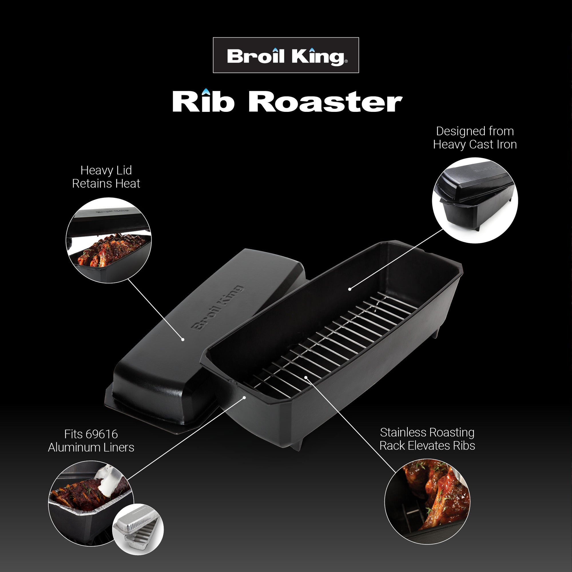 broil-king-rib-roaster-ros-toiera-in-ghisa-per-costine-verticali image 3