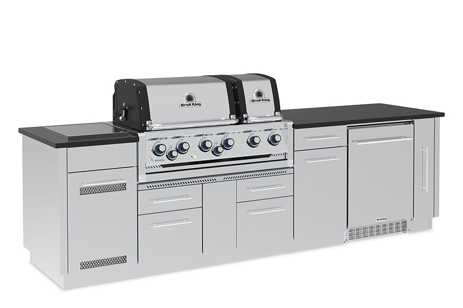 broil-king-imperial-s-690if-barbecue-a-gas-built-in-con-doppio-forno-indipendent image 2