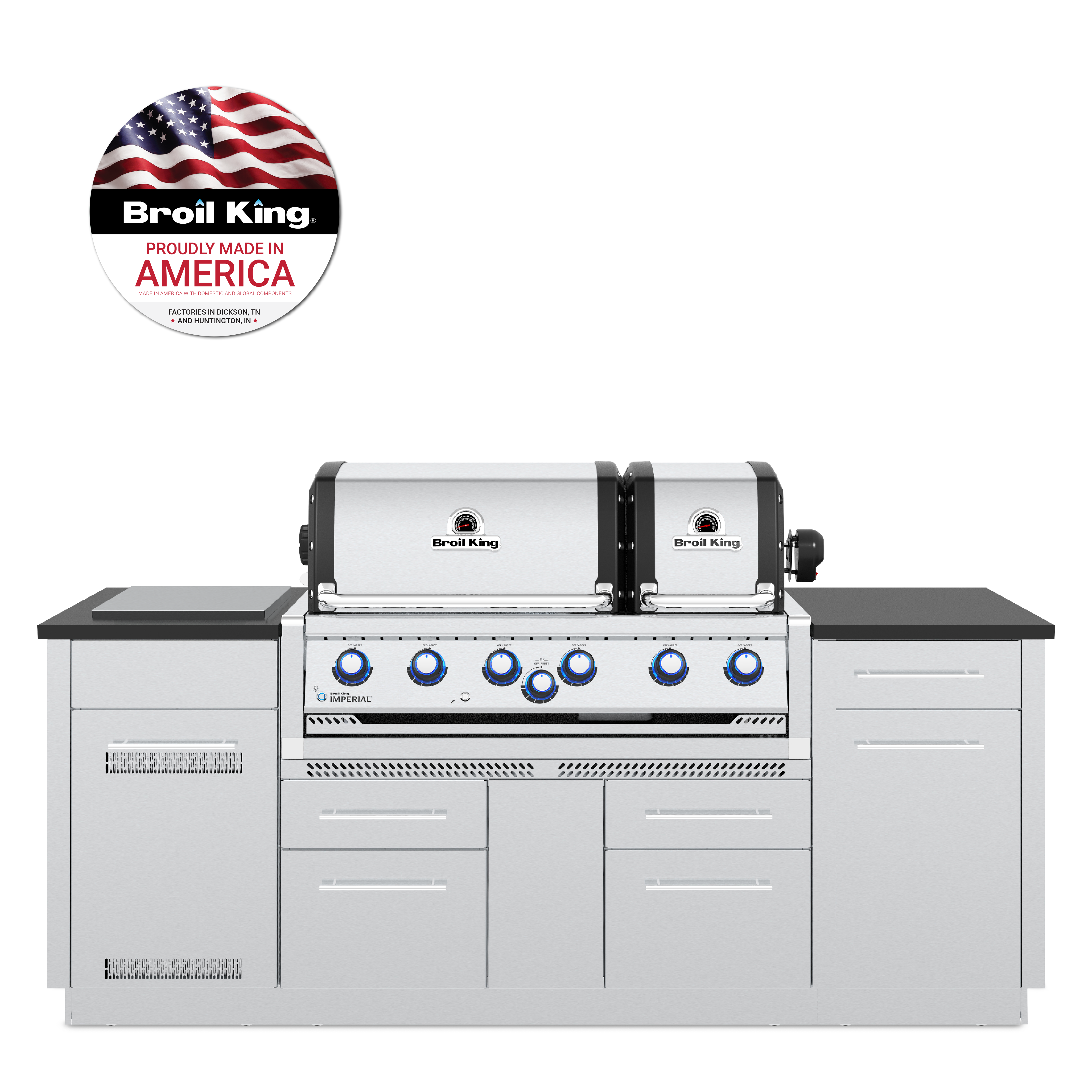 broil-king-imperial-s-690i-island-grill-barbecue-a-gas-con-6-bruciatori-e-750-sq image 1