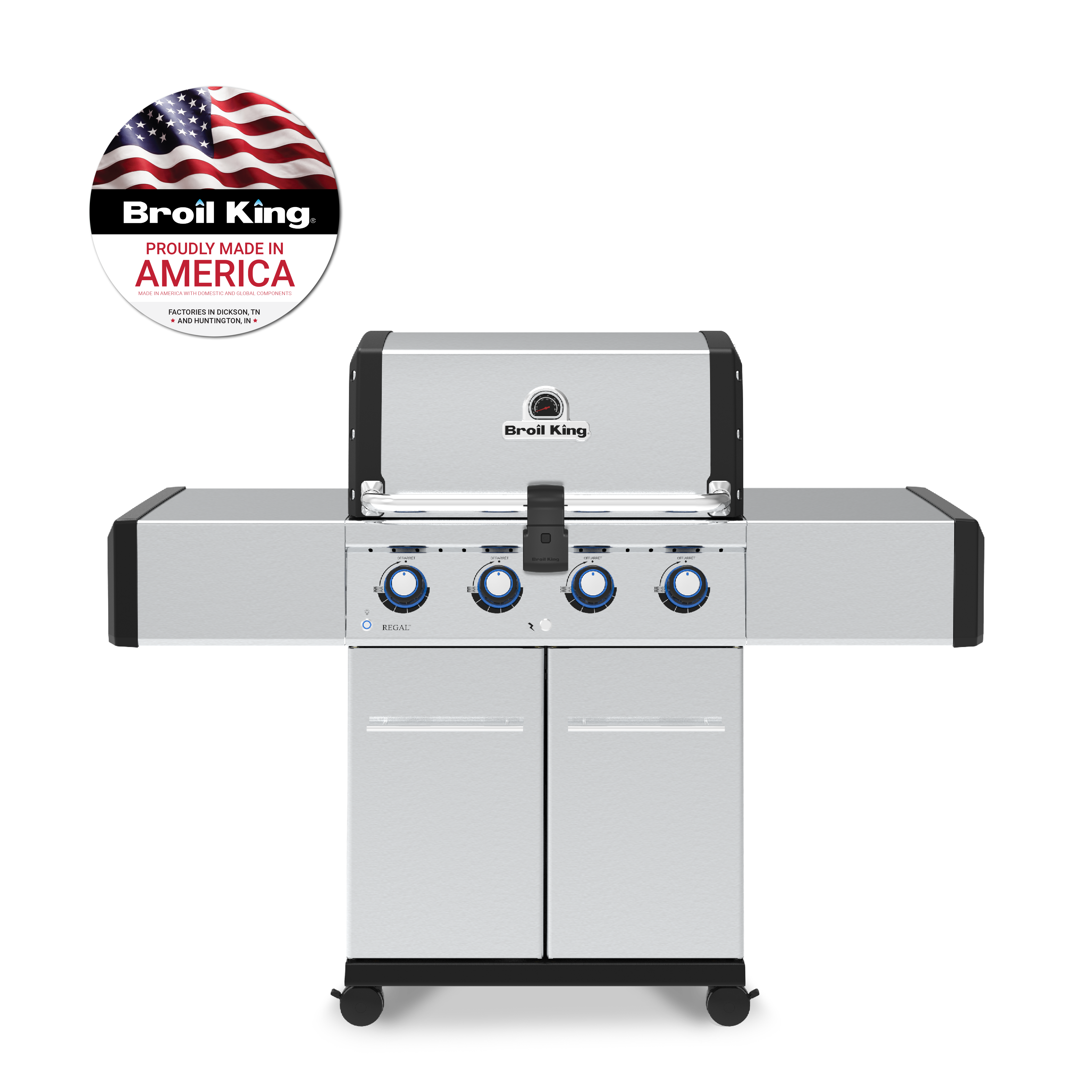 broil-king-regal-s-420-pro-griglia-a-gas-in-acciaio-inossidabile-con-695-sq-in-e image 1