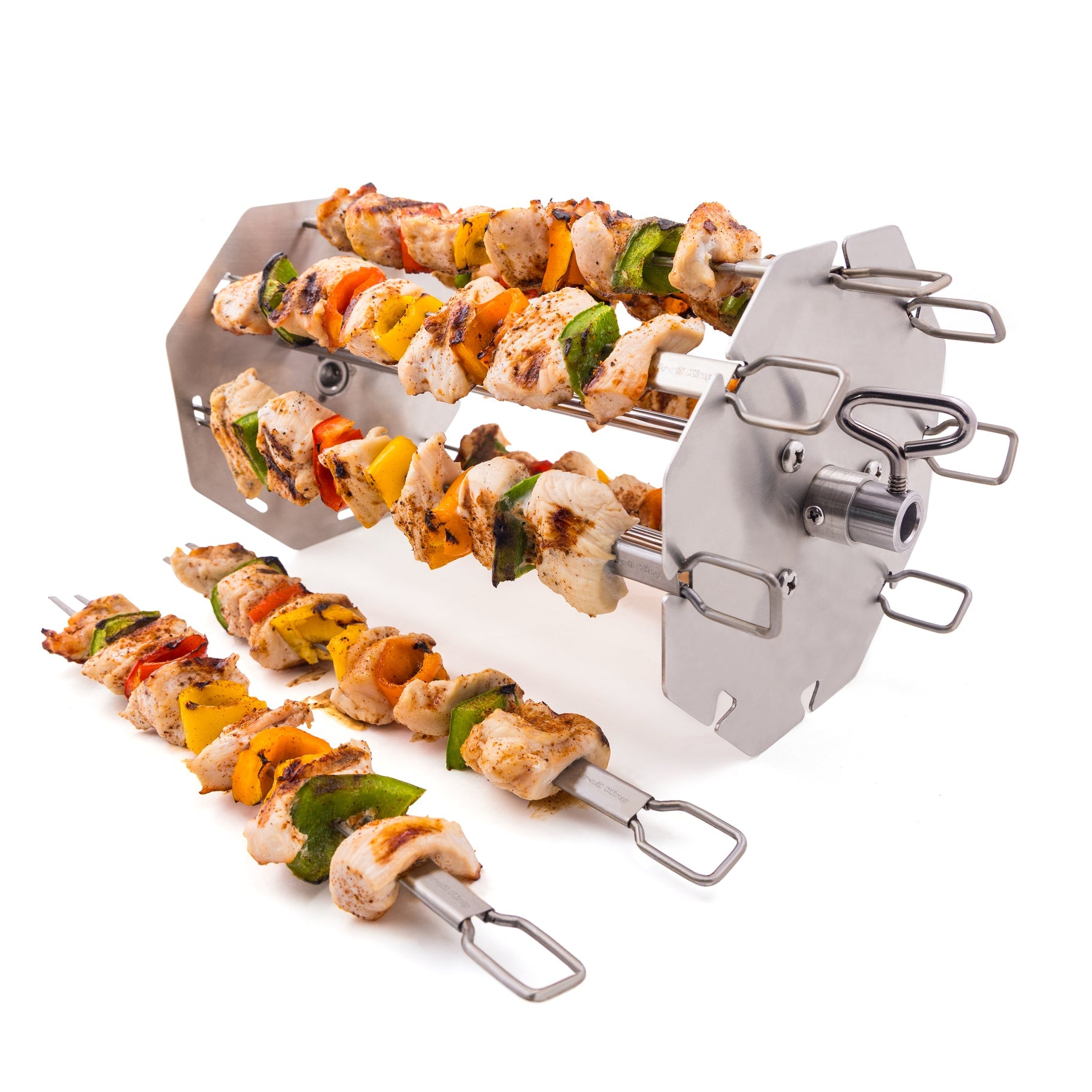 broil-king-rotary-kebab-rack-porta-spiedini-rotante-in-acciaio-inox-per-girarros image 2