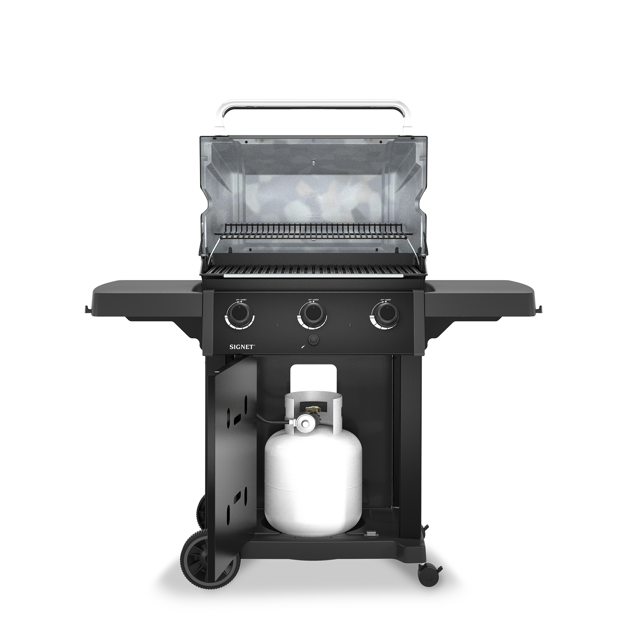broil-king-signet-320-shadow-barbecue-a-gas-3-bruciatori-40-000-btu-con-griglie- image 2